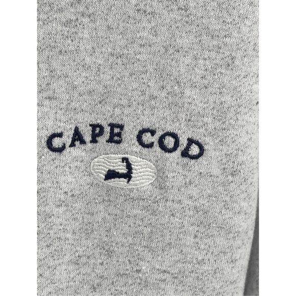 Cuffys Sweatshirt Cape Cod Women’s Small Full Zip Gray Plaid Collar - Picture 4 of 13